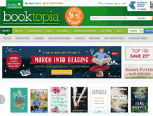 Tablet Screenshot of booktopia.com.au